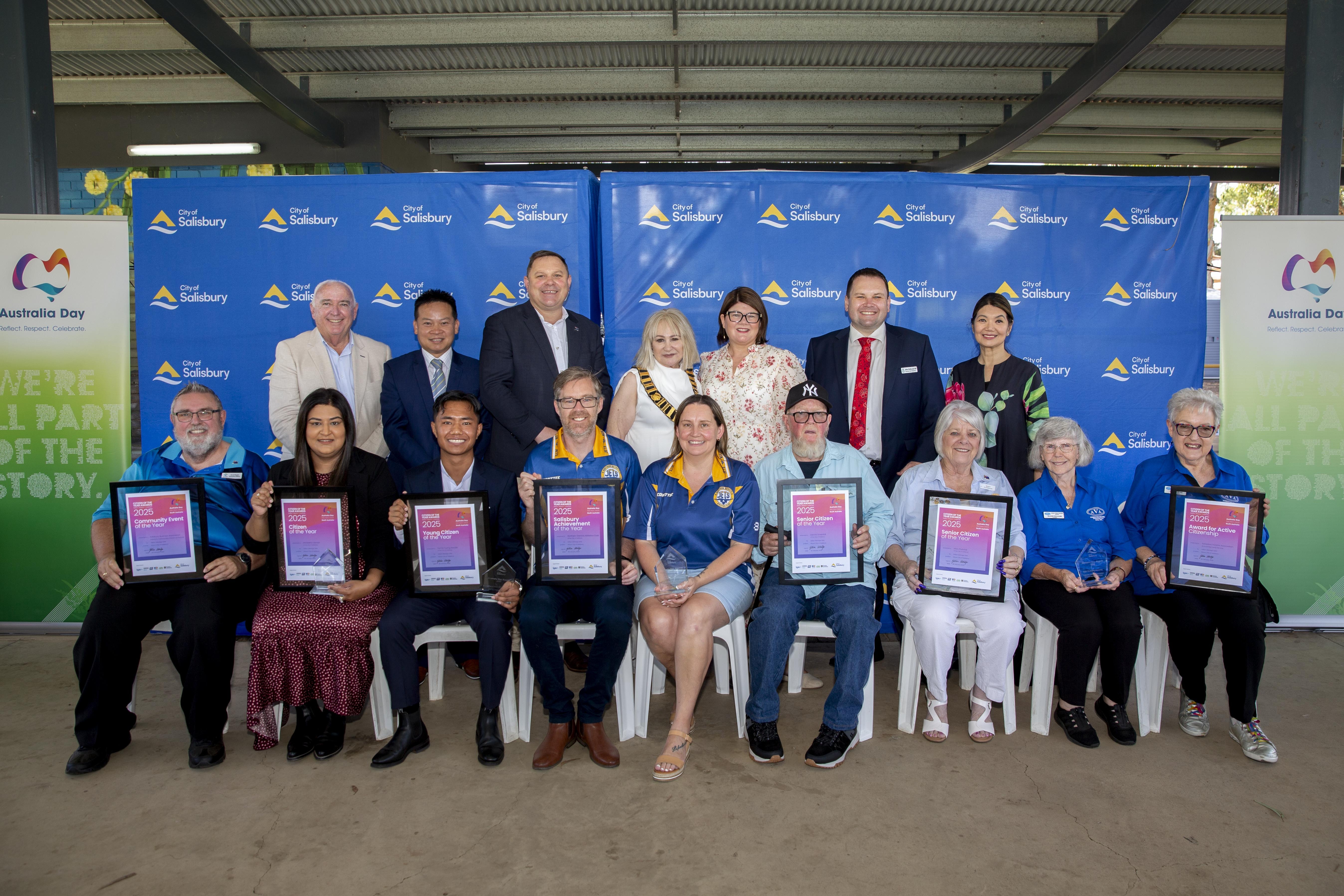 Australia Day Citizen of the Year Award Winners 2025 • City of Salisbury
