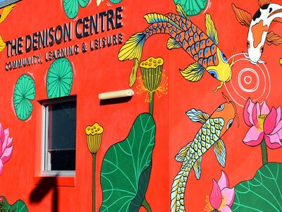 Public Art Resilient Friendship Mural Denison Centre 05